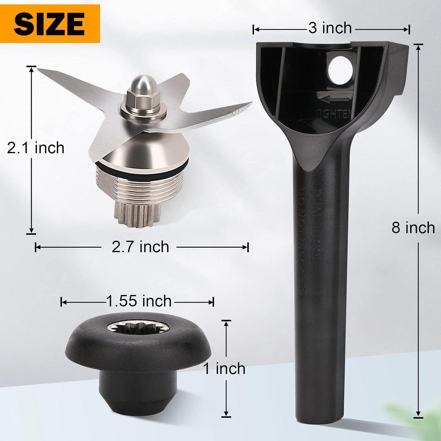 Vitamix 5200 Blade Replacement Kit Stainless Steel Ice Crusher Assembly