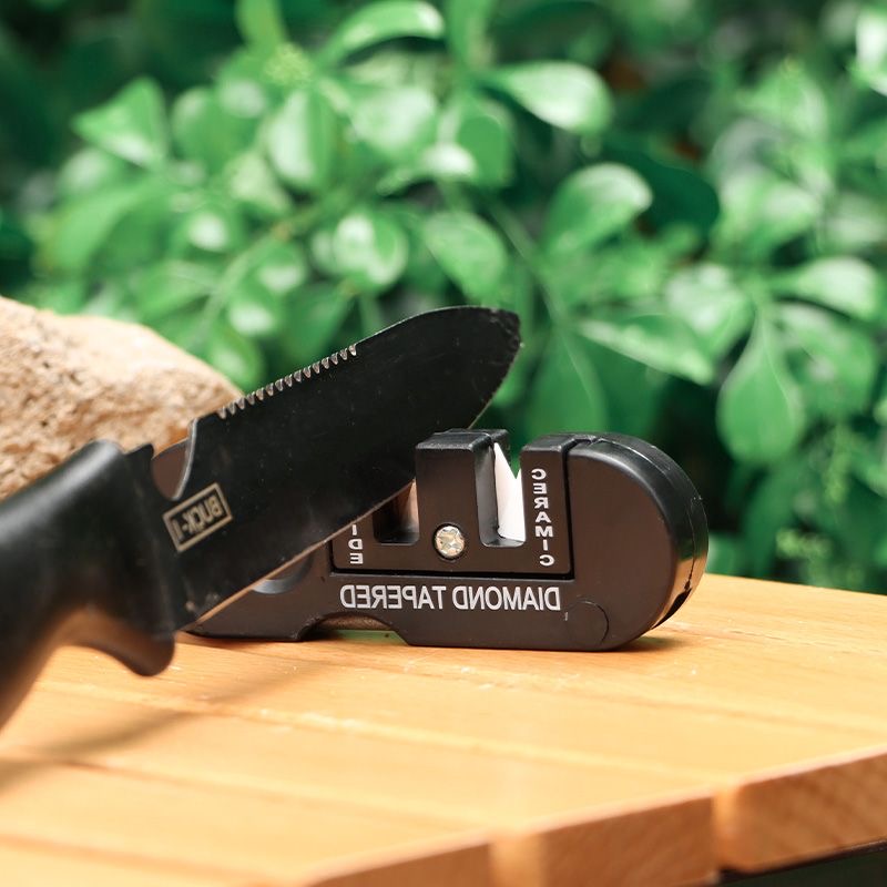 Portable Multi Function Knife Sharpener & Whetstone Tool for Outdoor & Kitchen