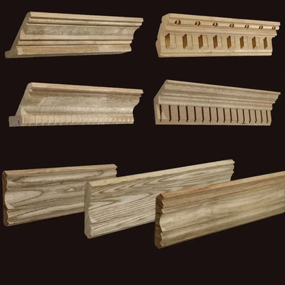 Vintage Wood Carved Applique Furniture Onlay for Cabinets, Doors and DIY Decor