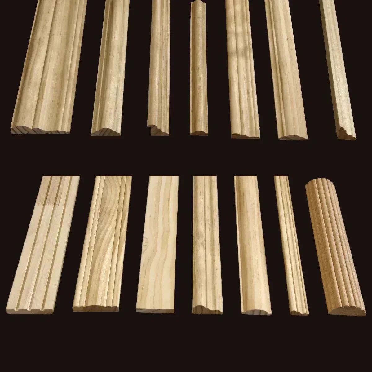 Vintage Wood Carved Applique Furniture Onlay for Cabinets, Doors and DIY Decor