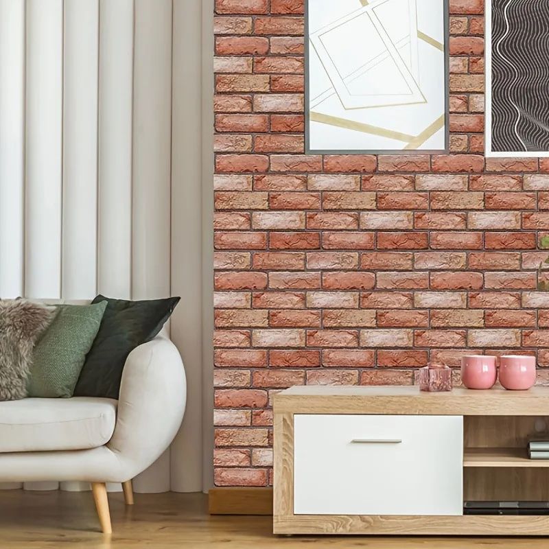 3D Peel and Stick Wall Stickers – Waterproof Self Adhesive Tile Decor Set (10PCS)
