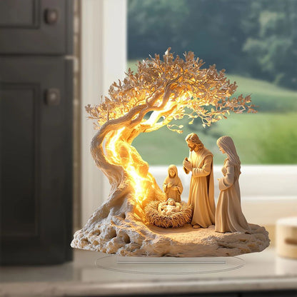 Family Tree of Life Acrylic Keepsake – Personalized family tree decor Newborn Memory Display