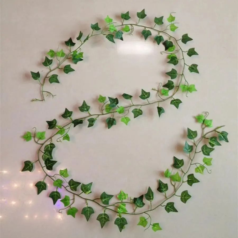 Artificial Hanging Garland Vine Green Leaves Decor for Home and Events