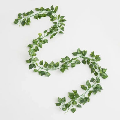 Artificial Hanging Garland Vine Green Leaves Decor for Home and Events