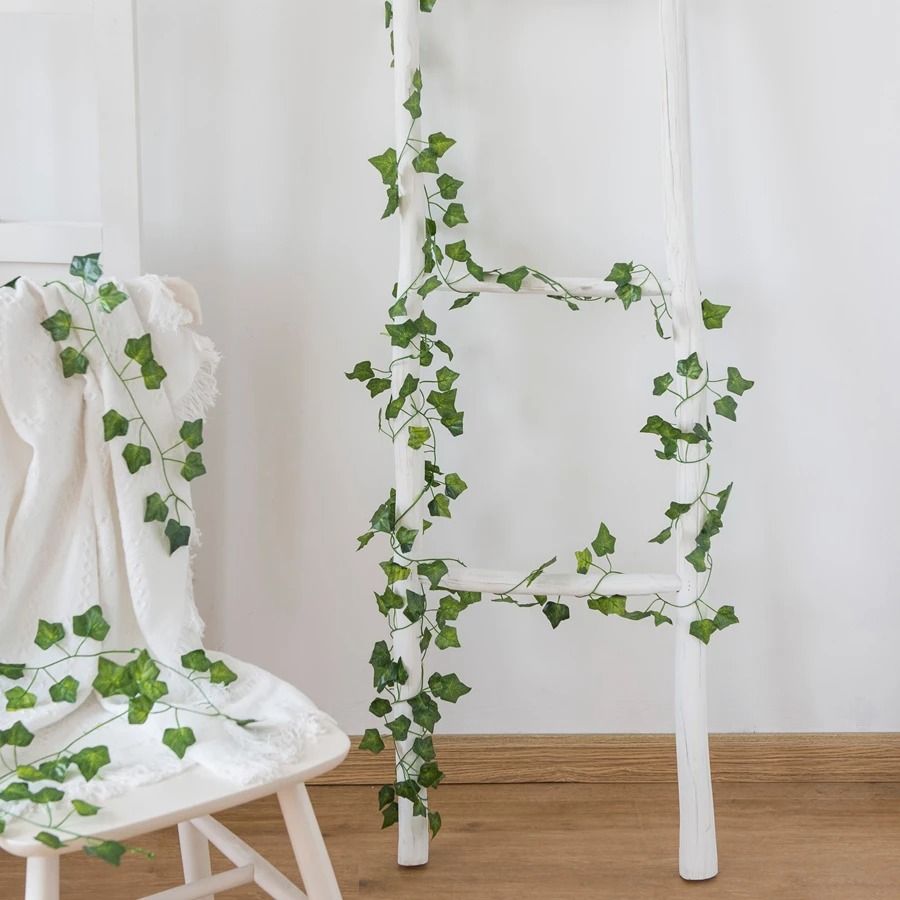 Artificial Hanging Garland Vine Green Leaves Decor for Home and Events