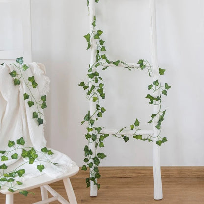 Artificial Hanging Garland Vine Green Leaves Decor for Home and Events