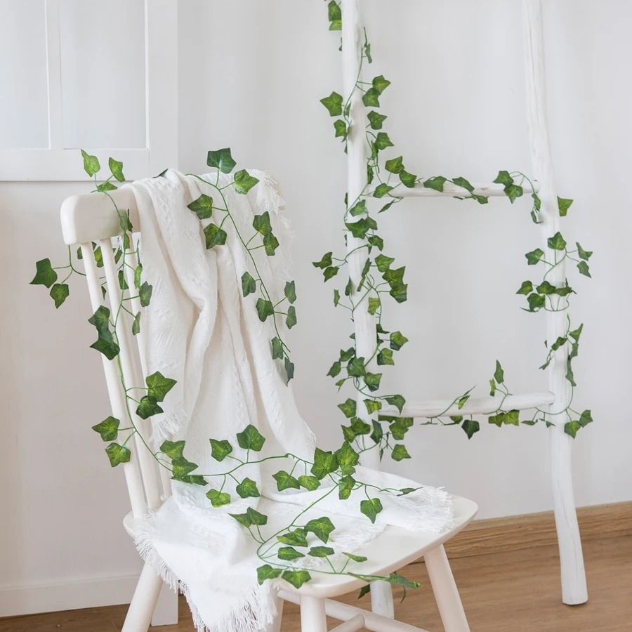Artificial Hanging Garland Vine Green Leaves Decor for Home and Events