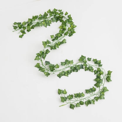 Artificial Hanging Garland Vine Green Leaves Decor for Home and Events