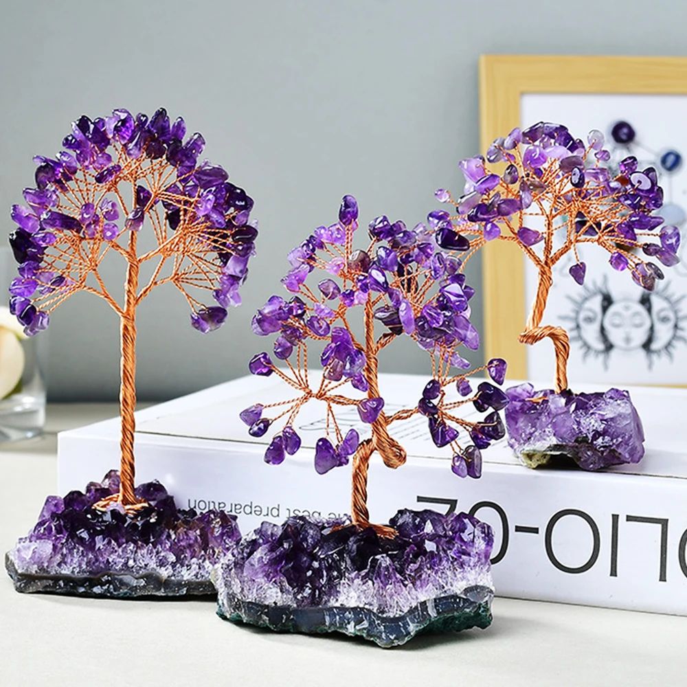 Amethyst Crystal Tree for Healing & Spiritual Home Decor