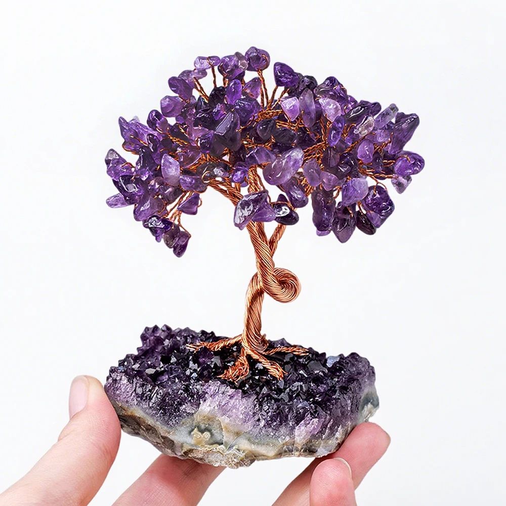 Amethyst Crystal Tree for Healing & Spiritual Home Decor