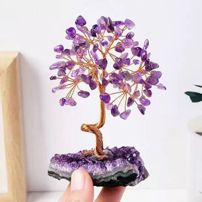 Amethyst Crystal Tree for Healing & Spiritual Home Decor