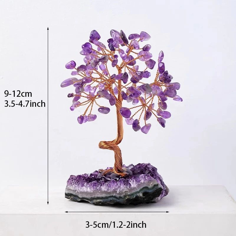 Amethyst Crystal Tree for Healing & Spiritual Home Decor