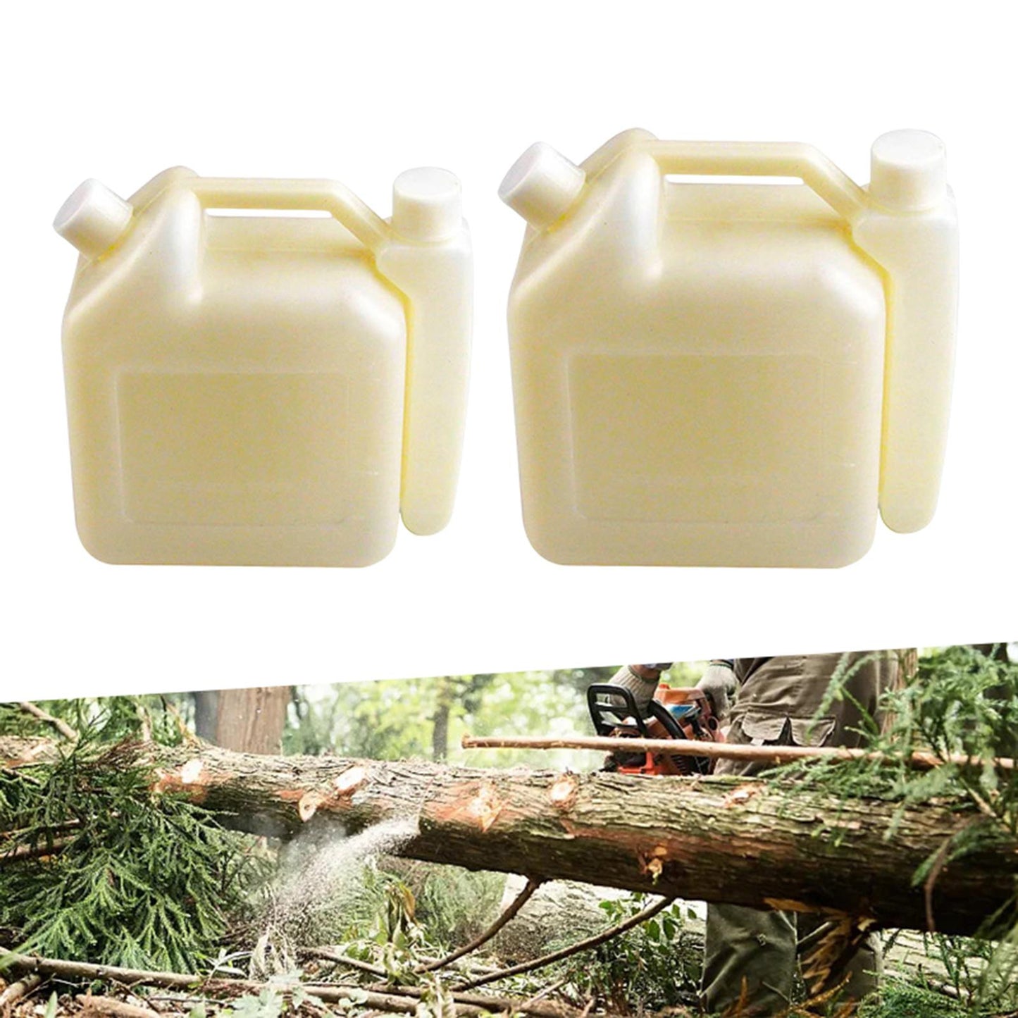 Portable Chainsaw Fuel Tank & Oil Drum for Outdoor Tools