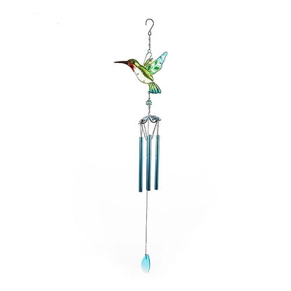 Hummingbird Dragonfly Wind Chime Metal Wind Chimes Outdoor Garden Hanging Decor
