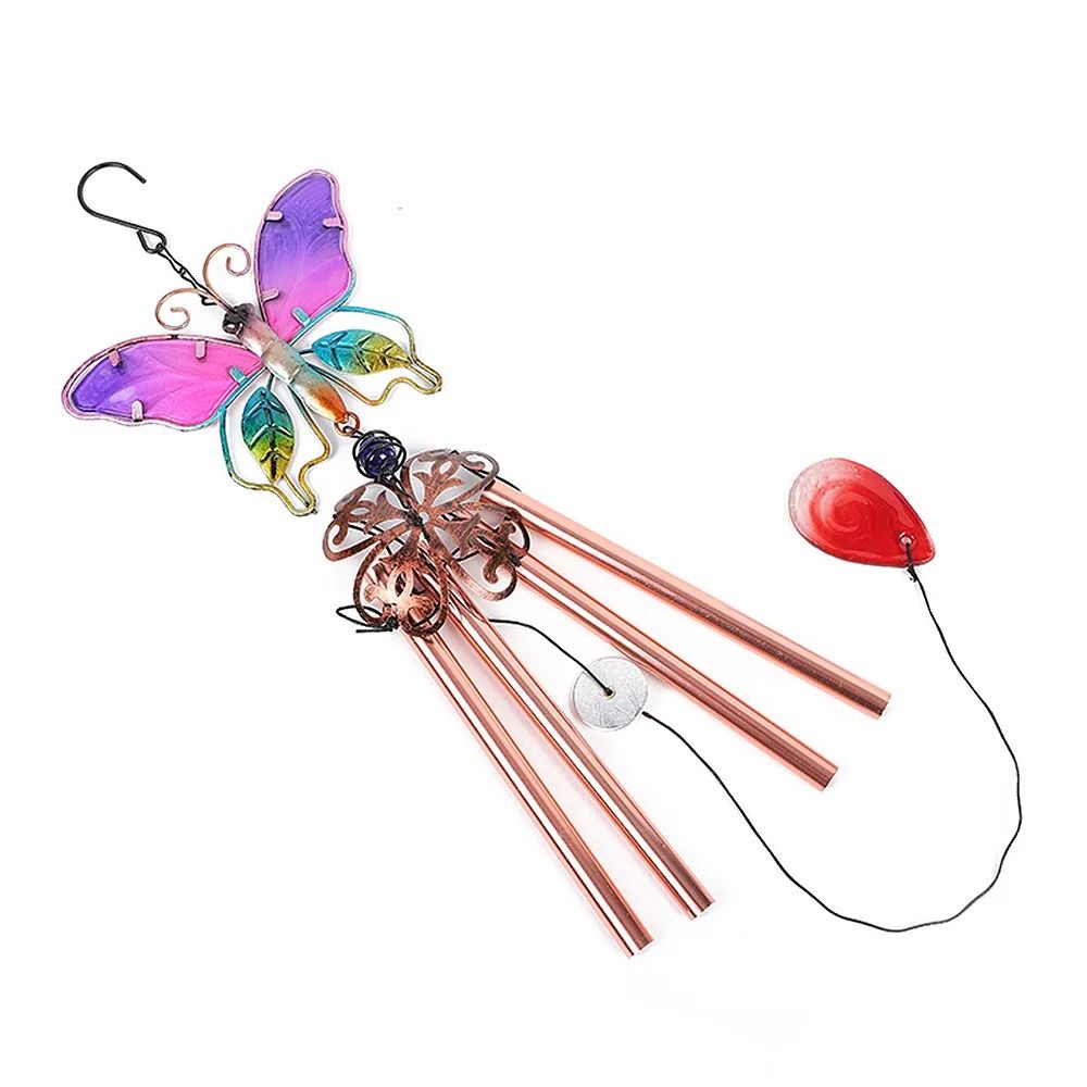 Hummingbird Dragonfly Wind Chime Metal Wind Chimes Outdoor Garden Hanging Decor