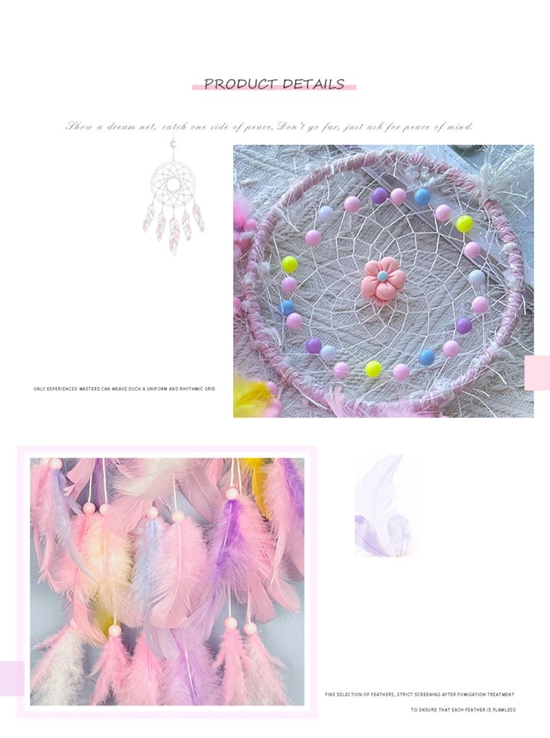 Handmade Dream Catcher Wind Chime Hanging Decor