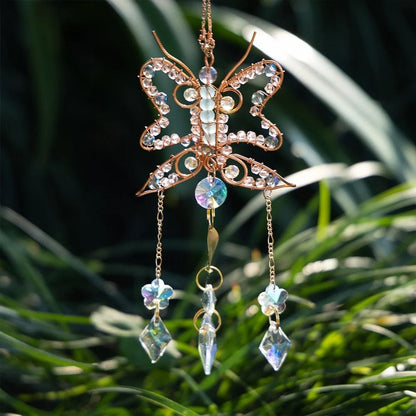 Crystal Wind Chime Sun Catcher Prism Hanging Moon Sun Decor