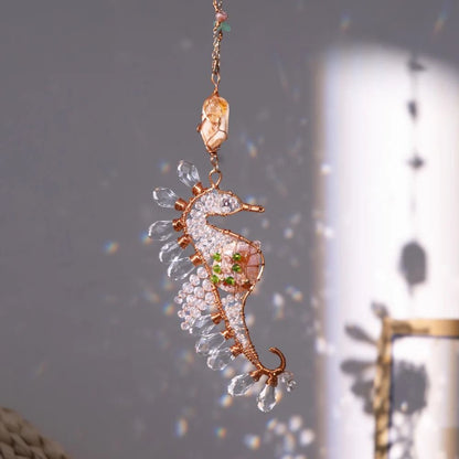 Crystal Wind Chime Sun Catcher Prism Hanging Moon Sun Decor