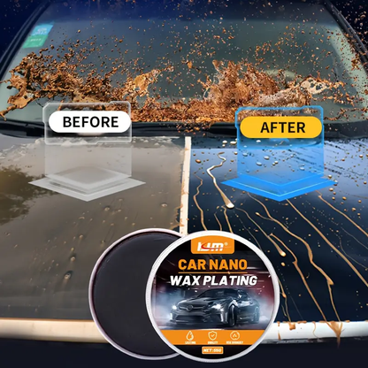 Premium Black Car Wax Long Lasting UV Protection & Mirror Shine for Dark Paint