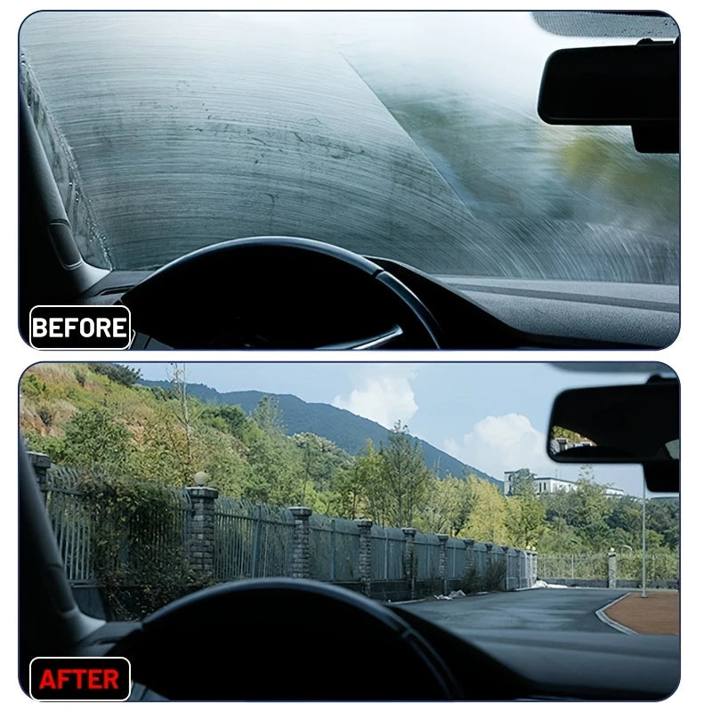 CrystalClear Glass Scratch Remover Powder for Windshield and Mirror Repair