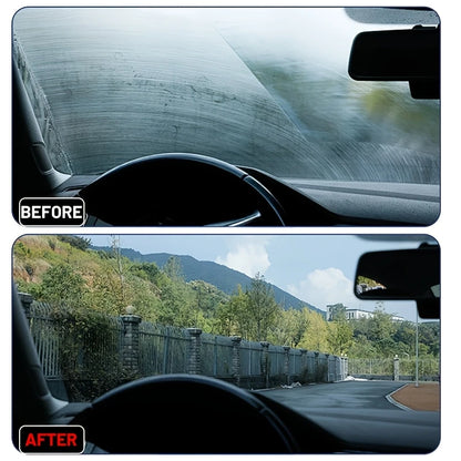 CrystalClear Glass Scratch Remover Powder for Windshield and Mirror Repair