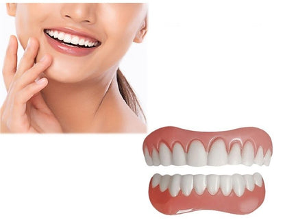 Soft Silicone Denture Reline Set for Upper & Lower Dentures, Comfort Fit Support