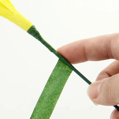 Artificial Flower Stems Kit with Floral Tape for DIY Bouquets and Wedding Decor