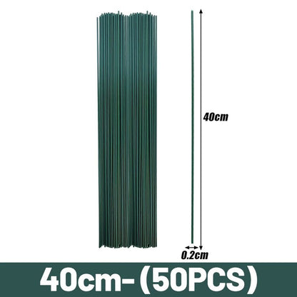 Artificial Flower Stems Kit with Floral Tape for DIY Bouquets and Wedding Decor
