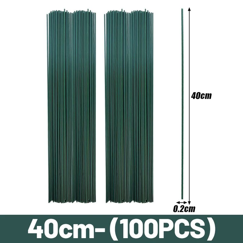Artificial Flower Stems Kit with Floral Tape for DIY Bouquets and Wedding Decor