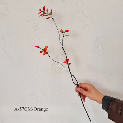 Artificial Autumn Branches Faux Fall Stems Chinese Style Vase Filler Decor