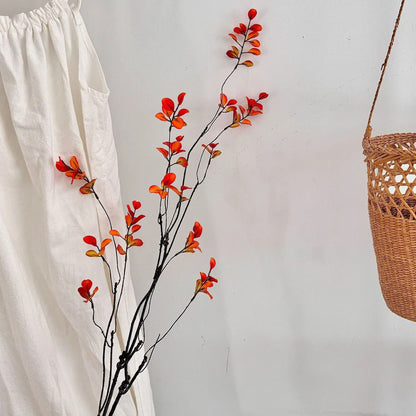 Artificial Autumn Branches Faux Fall Stems Chinese Style Vase Filler Decor