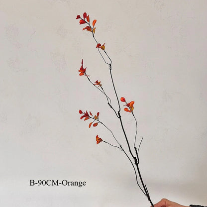 Artificial Autumn Branches Faux Fall Stems Chinese Style Vase Filler Decor