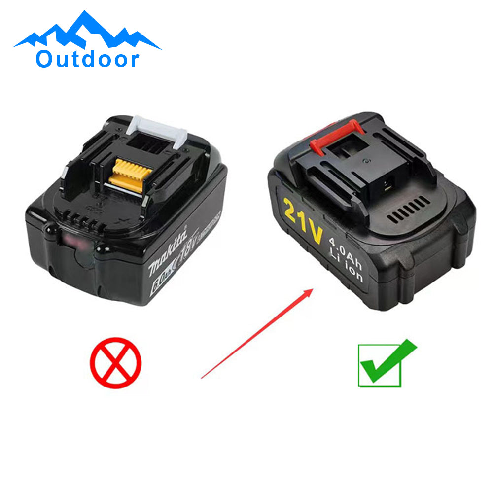 Fast Makita Battery Charger for 18V and 21V Lithium Power Tool Batteries