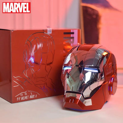 Wearable Voice Control Iron Man Helmet With LED Eyes