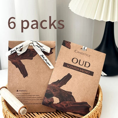 6-Pack Scented Sachet Aroma Bag Set – Long-Lasting Fragrance for Closets, Drawers, Cars, and Wardrobes