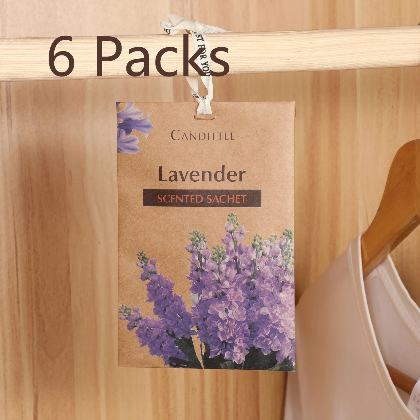 6-Pack Scented Sachet Aroma Bag Set – Long-Lasting Fragrance for Closets, Drawers, Cars, and Wardrobes