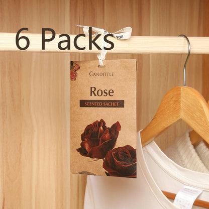 6-Pack Scented Sachet Aroma Bag Set – Long-Lasting Fragrance for Closets, Drawers, Cars, and Wardrobes