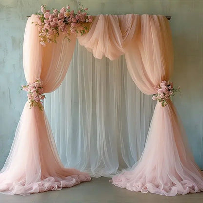 Sheer Gauze Table Runner Wedding Party Table Decor