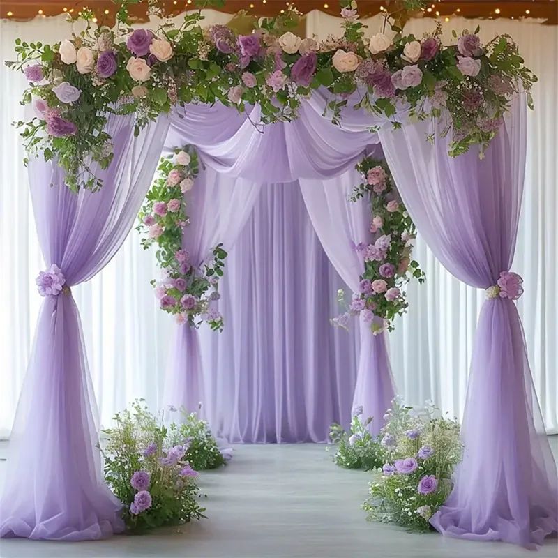 Sheer Gauze Table Runner Wedding Party Table Decor