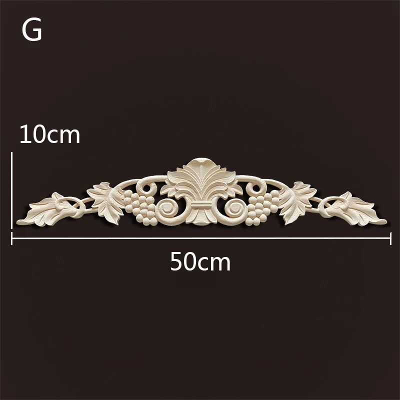 Wood Carved Onlays & Appliques – Vintage Floral Furniture Decals for Home Decor & Restoration