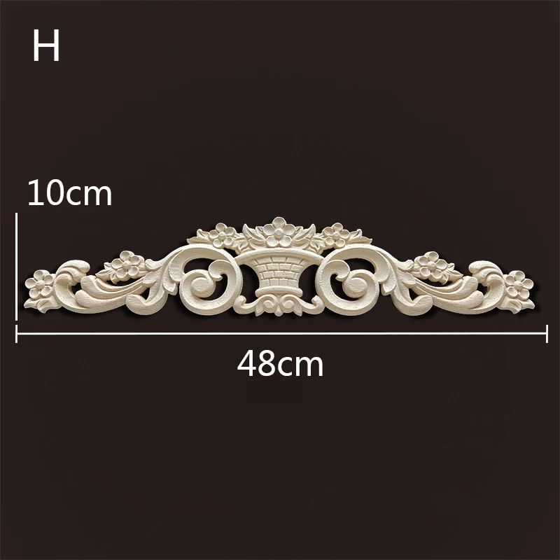 Wood Carved Onlays & Appliques – Vintage Floral Furniture Decals for Home Decor & Restoration