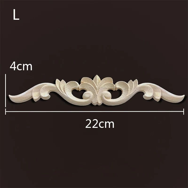 Wood Carved Onlays & Appliques – Vintage Floral Furniture Decals for Home Decor & Restoration
