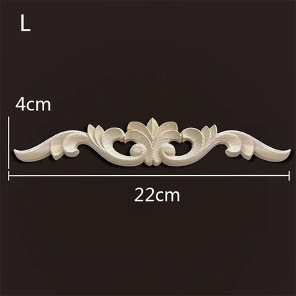 Wood Carved Onlays & Appliques – Vintage Floral Furniture Decals for Home Decor & Restoration