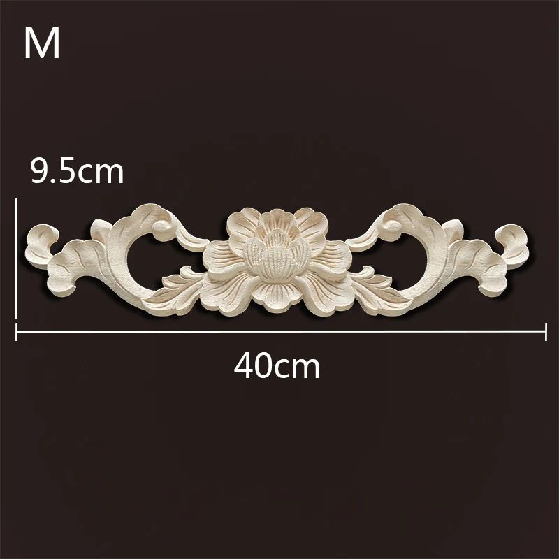 Wood Carved Onlays & Appliques – Vintage Floral Furniture Decals for Home Decor & Restoration