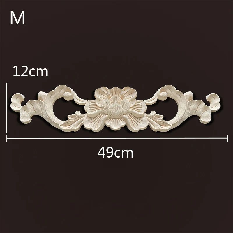 Wood Carved Onlays & Appliques – Vintage Floral Furniture Decals for Home Decor & Restoration