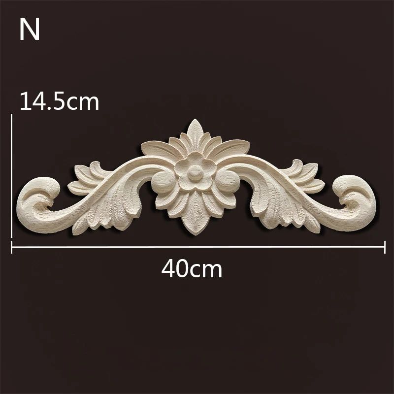 Wood Carved Onlays & Appliques – Vintage Floral Furniture Decals for Home Decor & Restoration