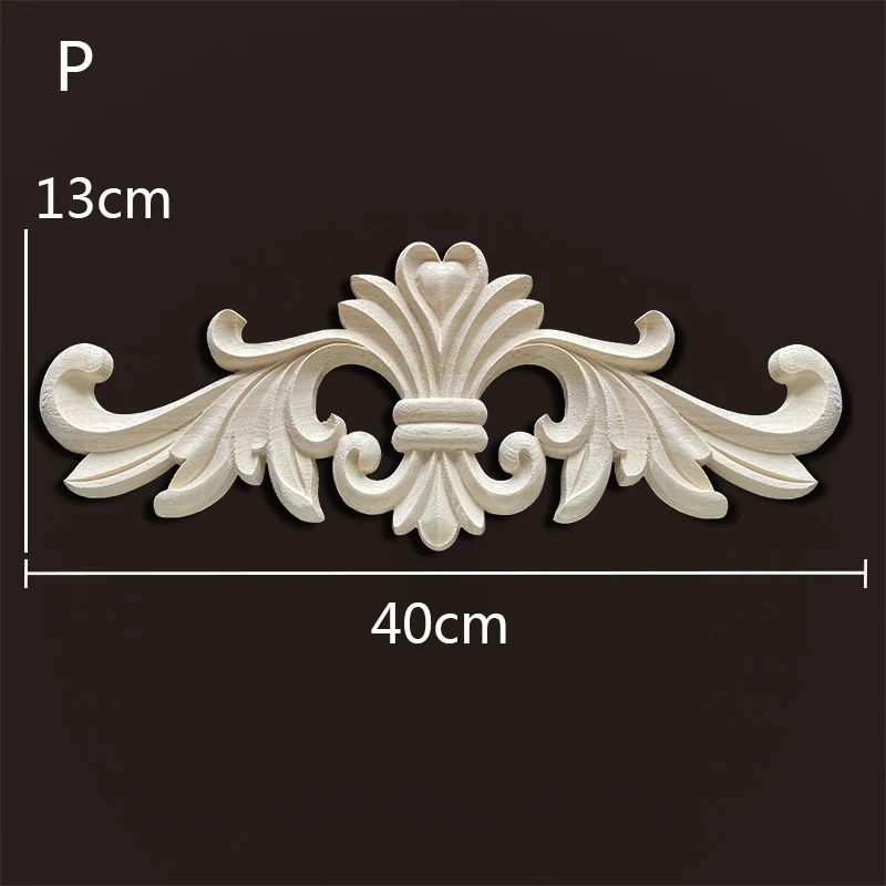 Wood Carved Onlays & Appliques – Vintage Floral Furniture Decals for Home Decor & Restoration