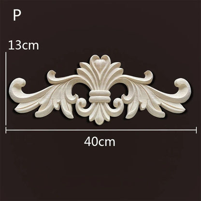 Wood Carved Onlays & Appliques – Vintage Floral Furniture Decals for Home Decor & Restoration