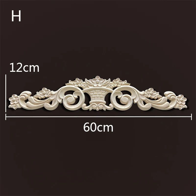 Wood Carved Onlays & Appliques – Vintage Floral Furniture Decals for Home Decor & Restoration