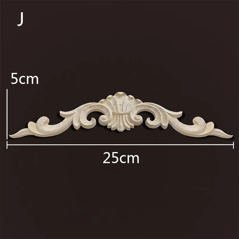 Wood Carved Onlays & Appliques – Vintage Floral Furniture Decals for Home Decor & Restoration